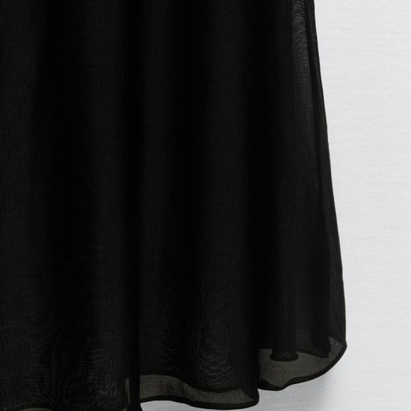 NWT ZARA LONG KNIT DRESS  BLACK - REF. 2142/066 S, M - Picture 6 of 6